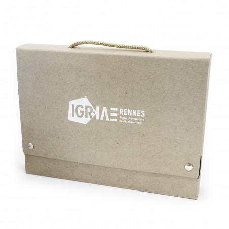 Mallette carton recyclé