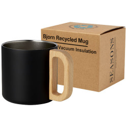 Tasse Bjorn de 360 ml en acier inoxydable recyclé certifiée RCS avec isolation sous vide et couche de cuivre