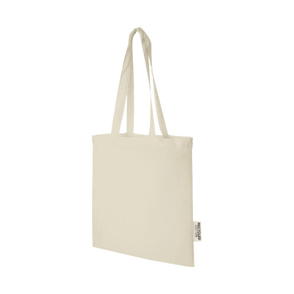 Sac shopping Madras en coton certifié GRS de 140 g/m2 de 7 L