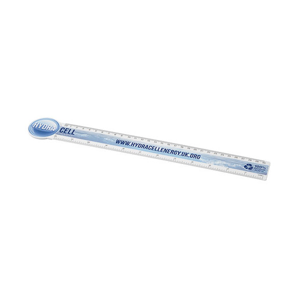 Règle Tait de 30 cm en plastique recyclé en forme de cercle
