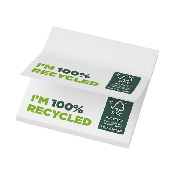 Mémos autocollants recyclés 75 x 75 mm Sticky-Mate® Mémos autocollants recyclés 75 x 75 mm Sticky-Mate®