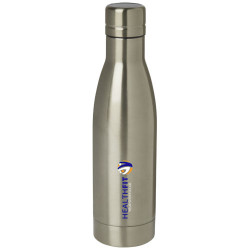 Bouteille isotherme Vasa en acier inoxydable recyclé certifié RCS de 500 ml avec isolation par le vide et couche de cuivre