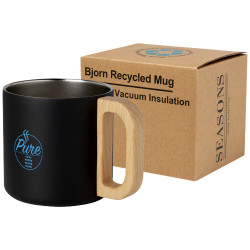 Tasse Bjorn de 360 ml en acier inoxydable recyclé certifiée RCS avec isolation sous vide et couche de cuivre