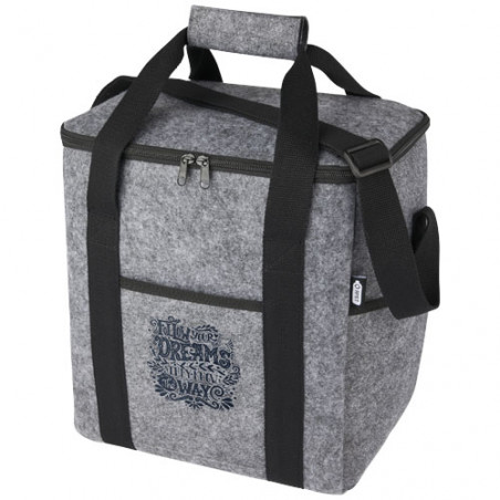 Sac isotherme Felta pour boissons en feutrine recyclée GRS de 21 L