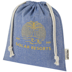 Sac cadeau moyen Pheebs en coton recyclé GRS 150 g/m² de 1,5 L