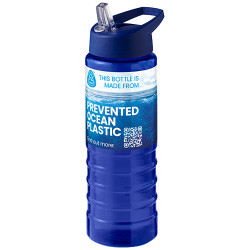 Bouteille de sport H2O Active® Eco Treble de 750 ml avec couvercle à bec verseur