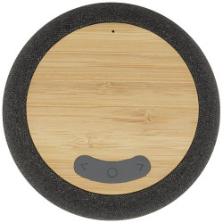 Haut-parleur Bluetooth® et tapis de charge sans fil Ecofiber en bamboo/RPET