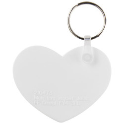Porte-clés recyclé Taiten forme de cœur