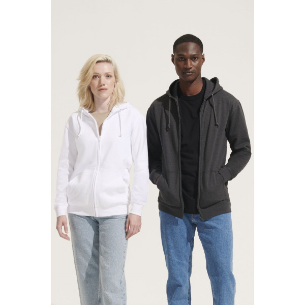 Sweat à capuche zippé Sol's Carter - Personnalisable Sweat à capuche zippé Sol's Carter - Personnalisable