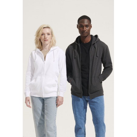 Sweat à capuche zippé Sol's Carter - Personnalisable