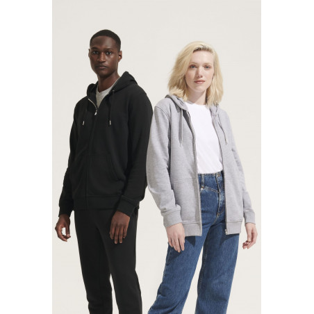 Sweat-shirt à capuche zippé Sol's Calipso - Unisexe personnalisable