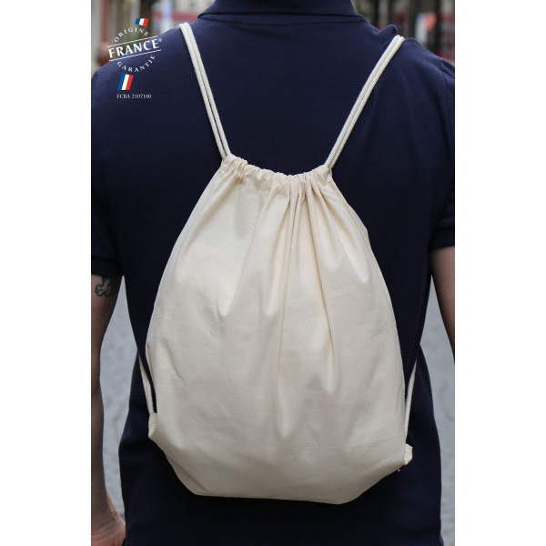 Sac à dos cordon ATF CÔME Sol's - Bagagerie française personnalisable Sac à dos cordon ATF CÔME Sol's - Bagagerie française personnalisable