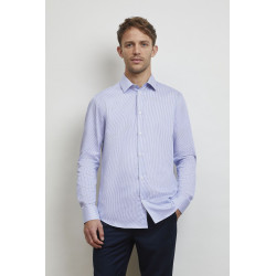 Chemise Homme Baptiste Sol's Neoblu - Manches Longues Col Italien