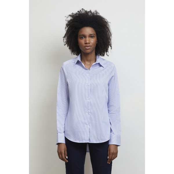 Chemise Femme NEOBLU BAPTISTE WOMEN Sol's - Manches Longues Col Italien Chemise Femme NEOBLU BAPTISTE WOMEN Sol's - Manches Longues Col Italien