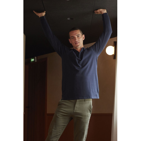 Polo Manches Longues Homme Sol's Neoblu Owen LSL - Personnalisable