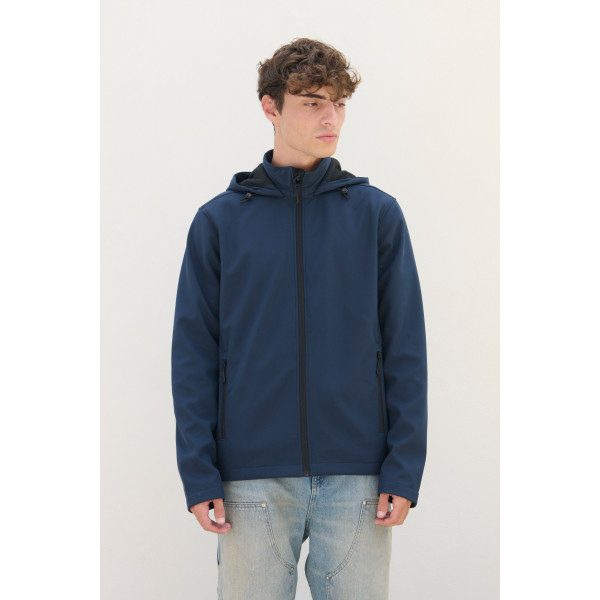 Softshell à capuche homme Sol's Race - Veste technique personnalisable