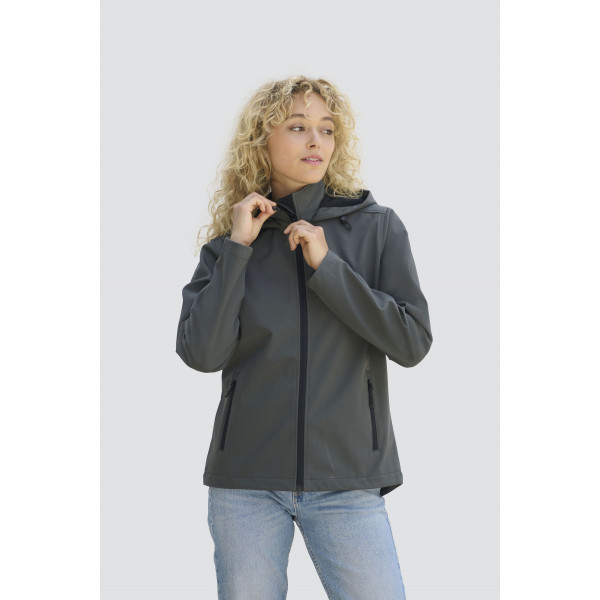 Sol's Race Hooded Women - Softshell Femme à Capuche Personnalisable Sol's Race Hooded Women - Softshell Femme à Capuche Personnalisable
