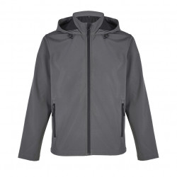 Softshell à capuche homme Sol's Race - Veste technique personnalisable