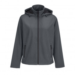 Sol's Race Hooded Women - Softshell Femme à Capuche Personnalisable