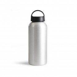 Bouteille 600 ml aluminium bouchon noir BOTL5
