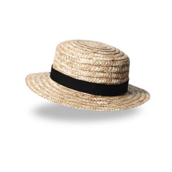 Chapeau paille dorée CANOTIER
