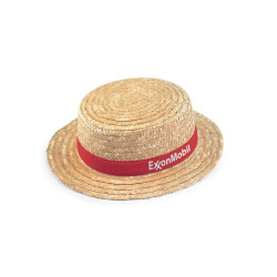 Chapeau paille dorée CANOTIER