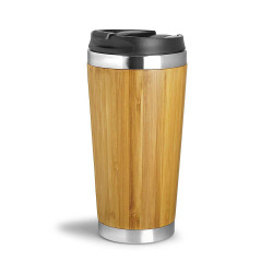 Mug isotherme leakproof 410 ml WOOD YOU