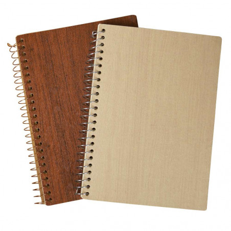 Carnet à spirales WOODNOT