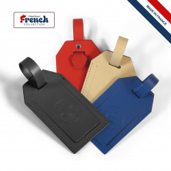 Porte-étiquet.cuir MILOU