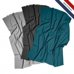 Plaid frangé bio 230g