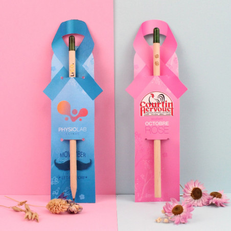 Crayon à graines étui ruban