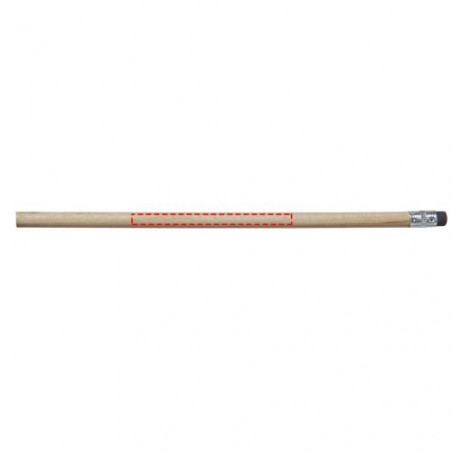 Crayon en bois Cay avec gomme