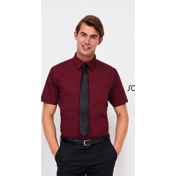 Chemise Homme Stretch Manches Courtes Broadway - Capkdo Objet
