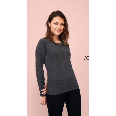 Tee-Shirt Femme Manches...