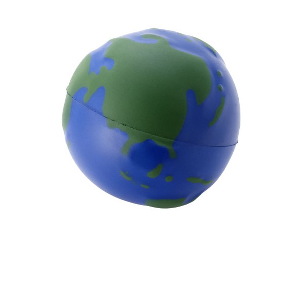 Balle Antistress Publicitaire au Design d'un Globe Terrestre