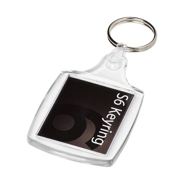 Porte-clés avec attache en plastique Vosa - Capkdo Objet publicitaire