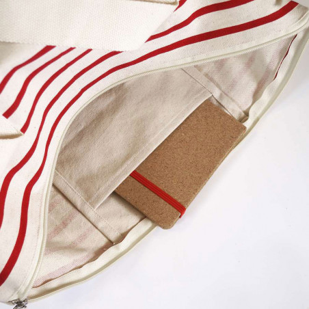 Sac shopping avec fond BIOBEACH