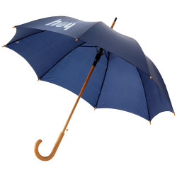 Parapluie 23" à ouverture automatique, poignée et mât en bois