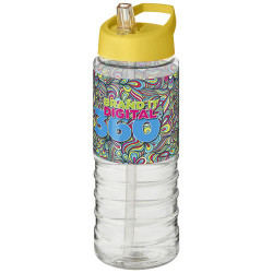 Bouteille de sport H2O Active® Treble 750ml couvercle verseur 