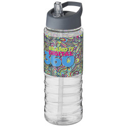 Bouteille de sport H2O Active® Treble 750ml couvercle verseur 