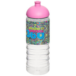 Bouteille de sport H2O Active® Treble 750ml avec couvercle dôme