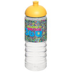 Bouteille de sport H2O Active® Treble 750ml avec couvercle dôme